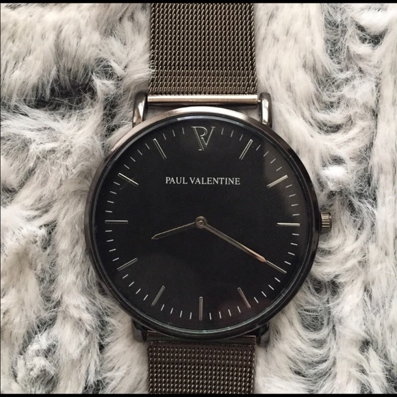 Paul Valentine Accessories - NWOT PV Unisex Stainless Steel Fashion Watch ⌚️